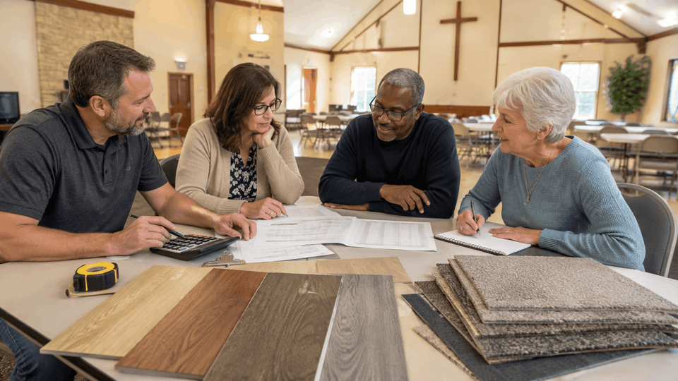 Budgeting a Flooring Project for a Religious Congregation
