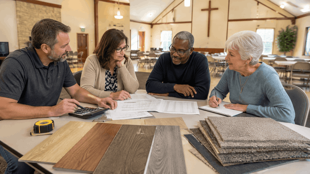 Budgeting a Flooring Project for a Religious Congregation