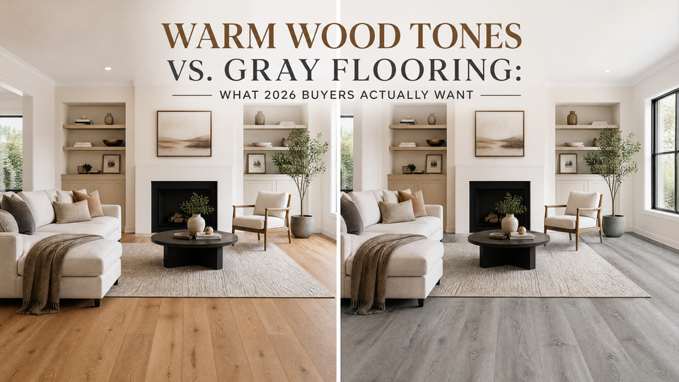 Warm Wood Tones vs. Gray Flooring: What 2026 Buyers Actually Want