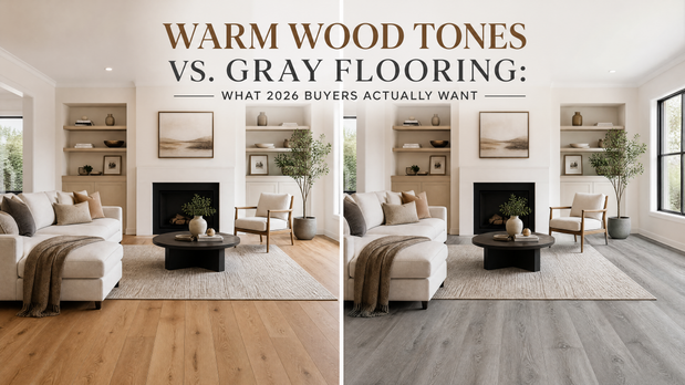 Warm Wood Tones vs. Gray Flooring: What 2026 Buyers Actually Want