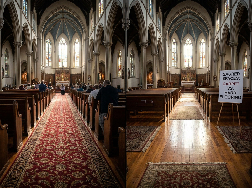Carpet vs. Hard Flooring in Houses of Worship: The Acoustics Question