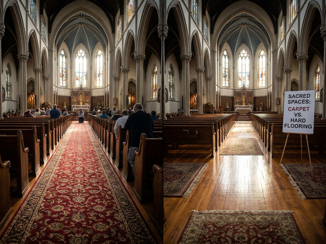 Carpet vs. Hard Flooring in Houses of Worship: The Acoustics Question