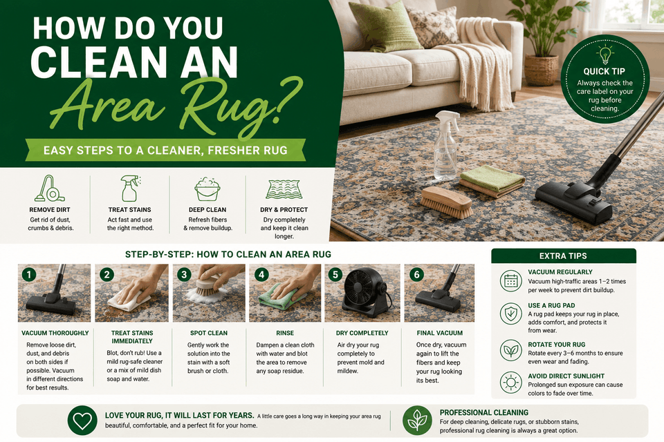 How Do You Clean an Area Rug? (Without Ruining It)