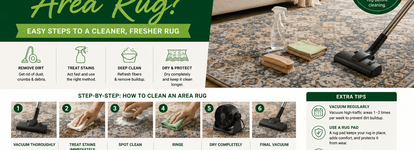 How Do You Clean an Area Rug? (Without Ruining It)