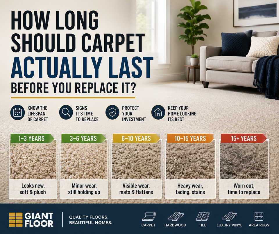 How Long Should Carpet Actually Last Before You Replace It?