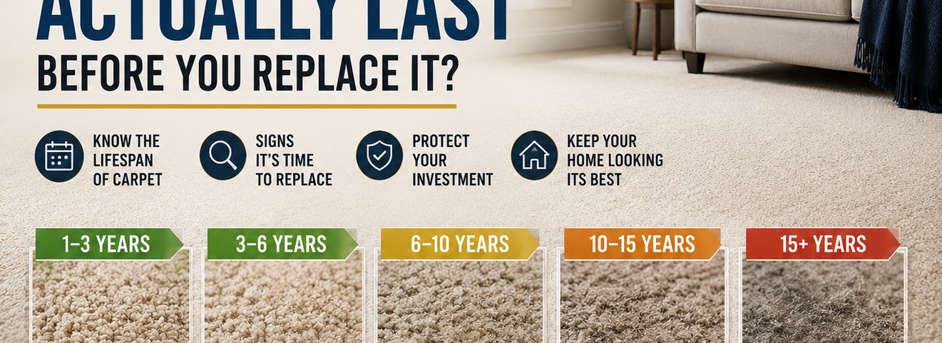 How Long Should Carpet Actually Last Before You Replace It?