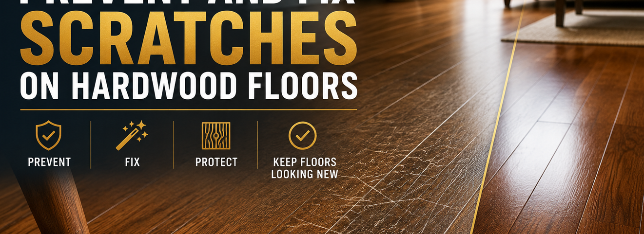 How to Prevent and Fix Scratches on Hardwood Floors