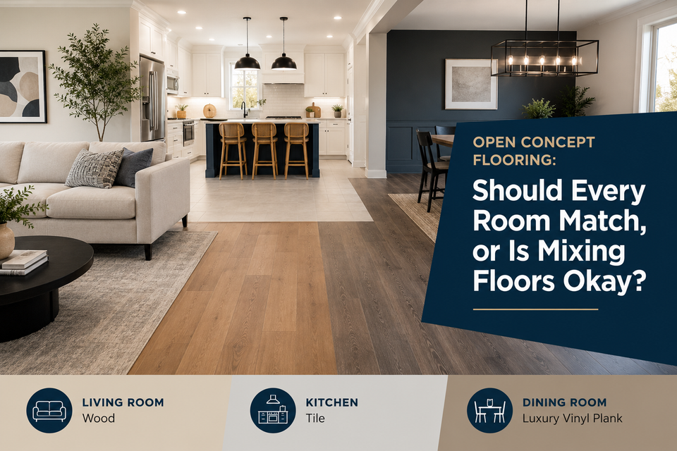 Open Concept Flooring: Should Every Room Match, or Is Mixing Floors Okay?