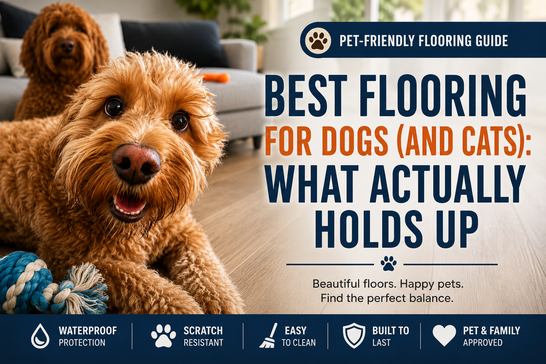 Best Flooring for Dogs (and Cats): What Actually Holds Up in a Busy Home