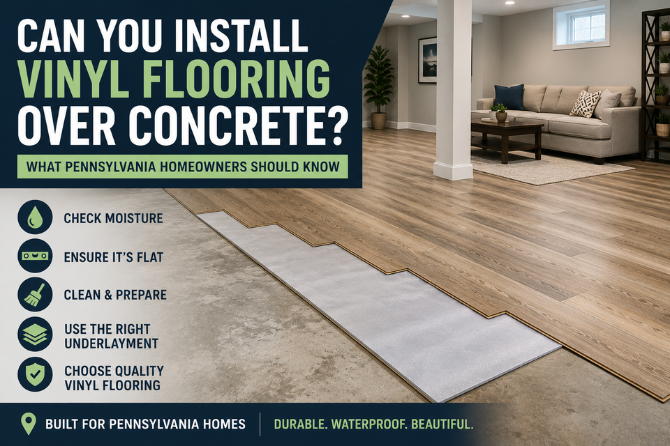 Can You Install Vinyl Flooring Over Concrete?