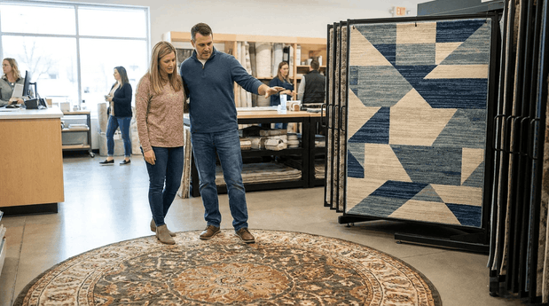 Round vs Rectangle Area Rugs: How to Choose the Right Shape