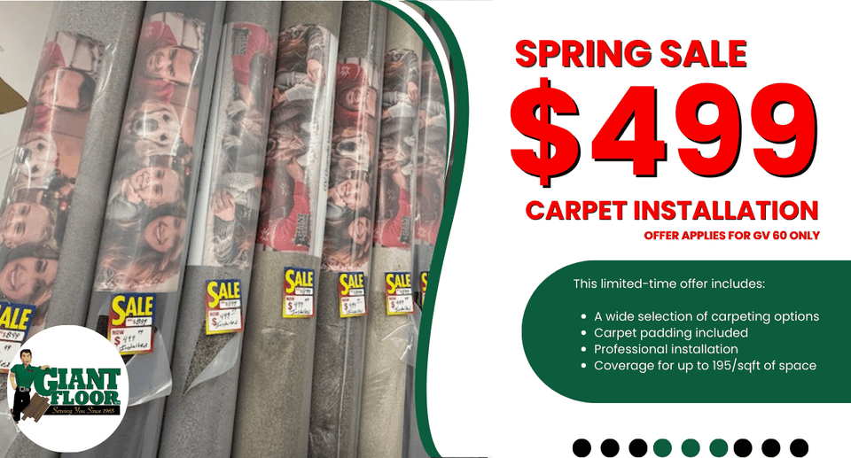 The $499 Carpet Installation Special
