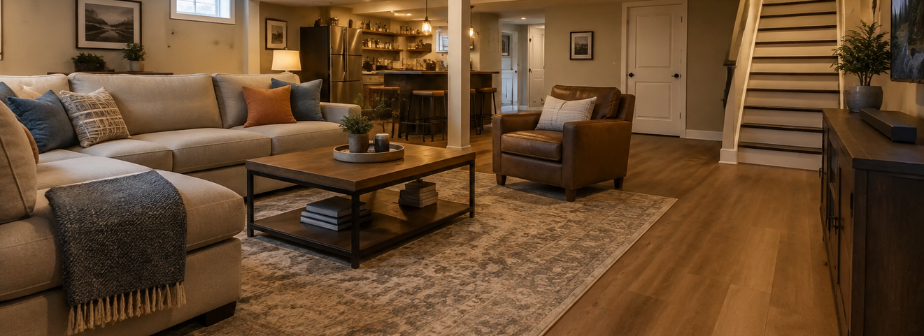 Best Basement Flooring for NEPA's Cold, Damp Concrete