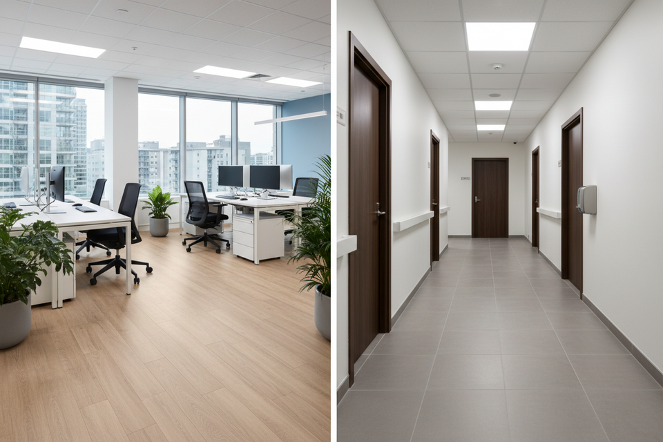 Best Flooring for Offices, Medical, and Professional Practices
