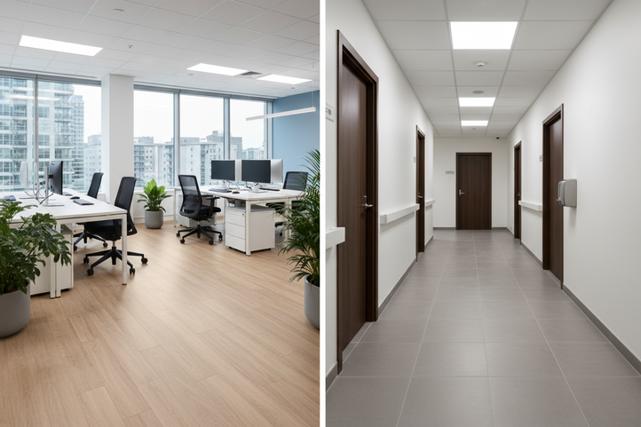 Best Flooring for Offices, Medical, and Professional Practices