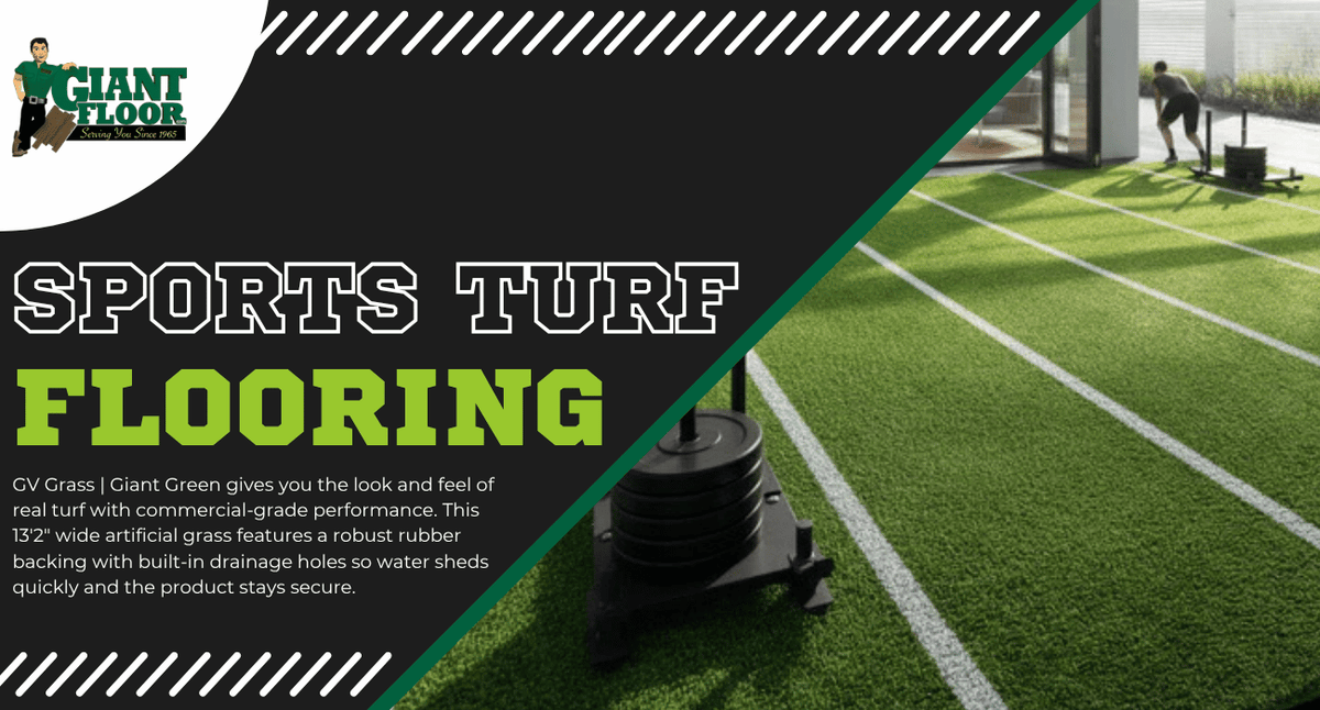 Sports Turf Flooring for Gyms, Backyards, and Training Areas | Giant ...