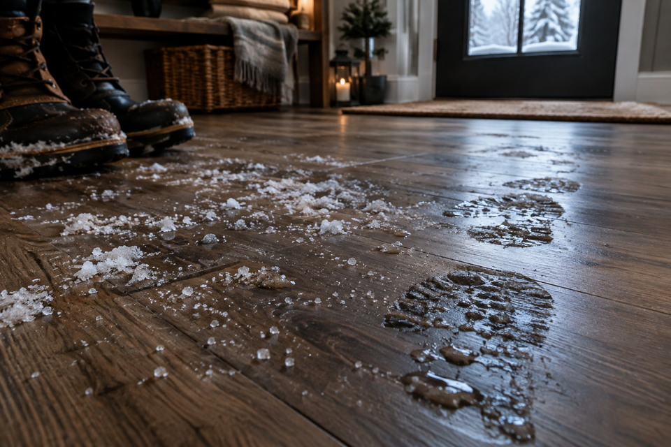 Road Salt vs. Your Floors: What Survives a NEPA Winter