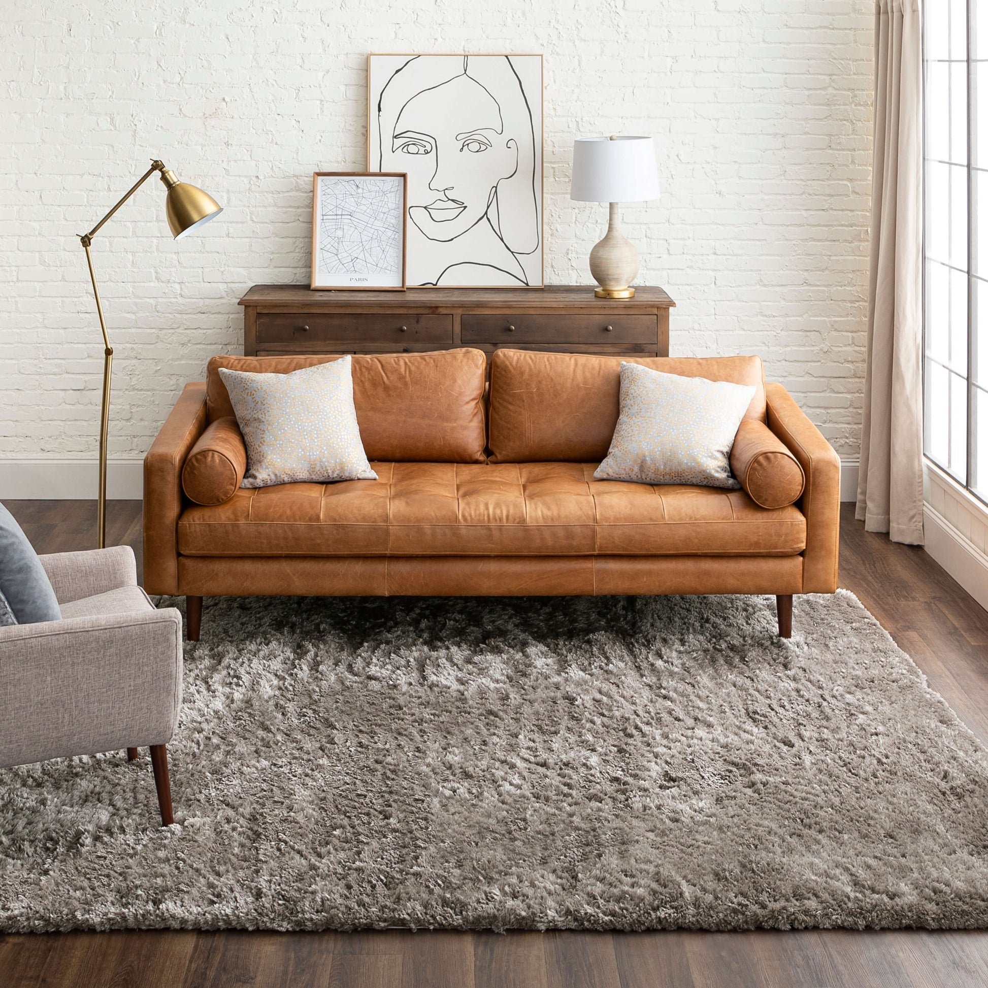 Billow Shag Taupe