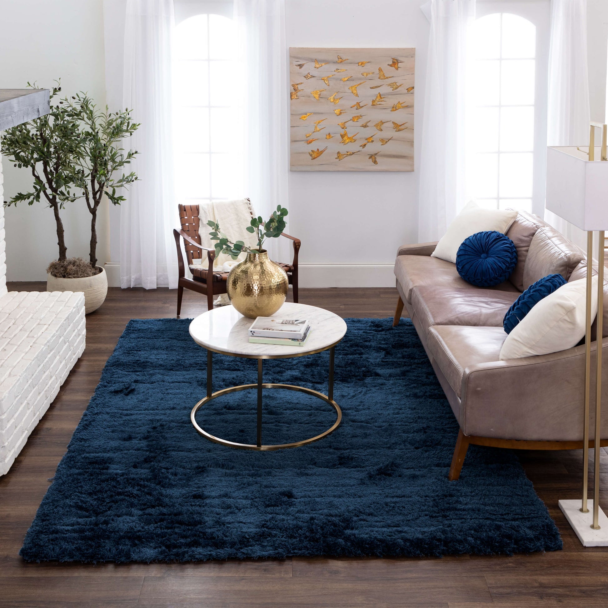 Billow Shag Blue