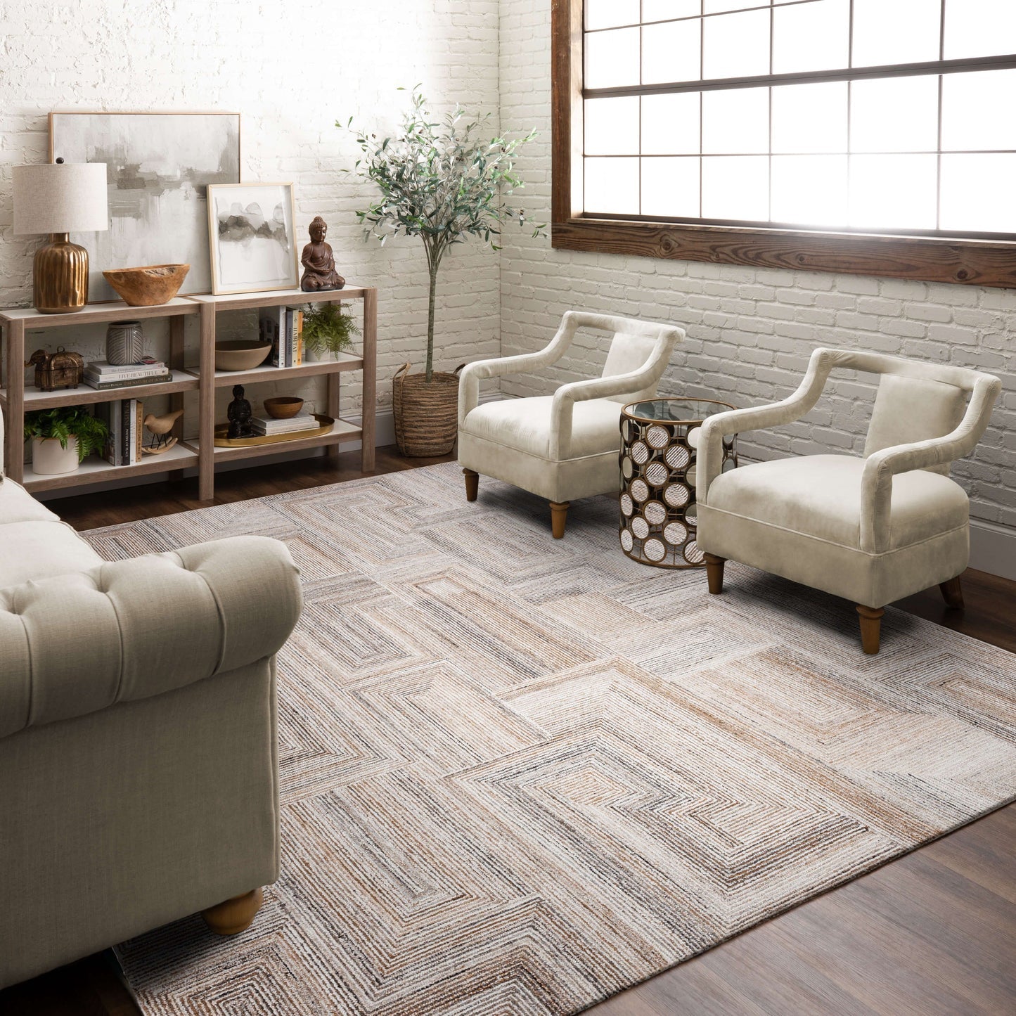 Forsyth Park Cloverdale Beige Steel