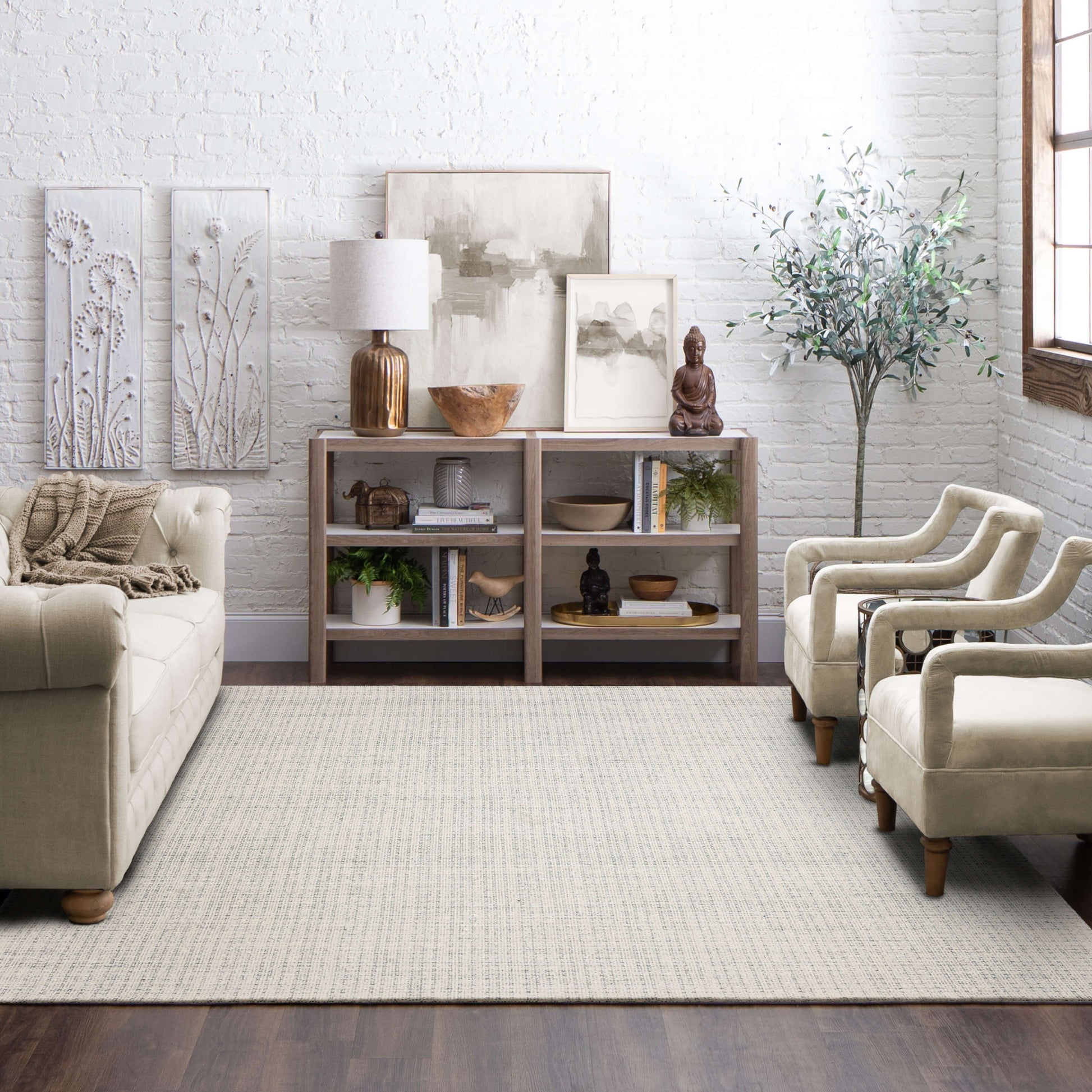 Forsyth Park Oglethorpe Ivory Aqua