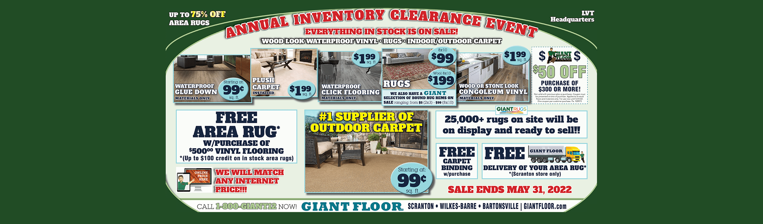 inventory clearance event